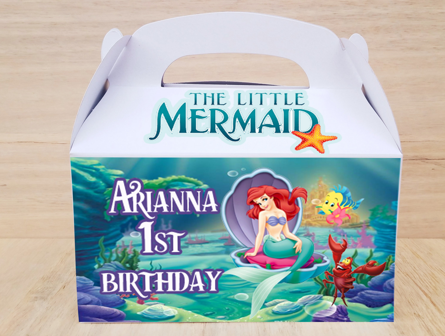 The little mermaid personaliced candy box