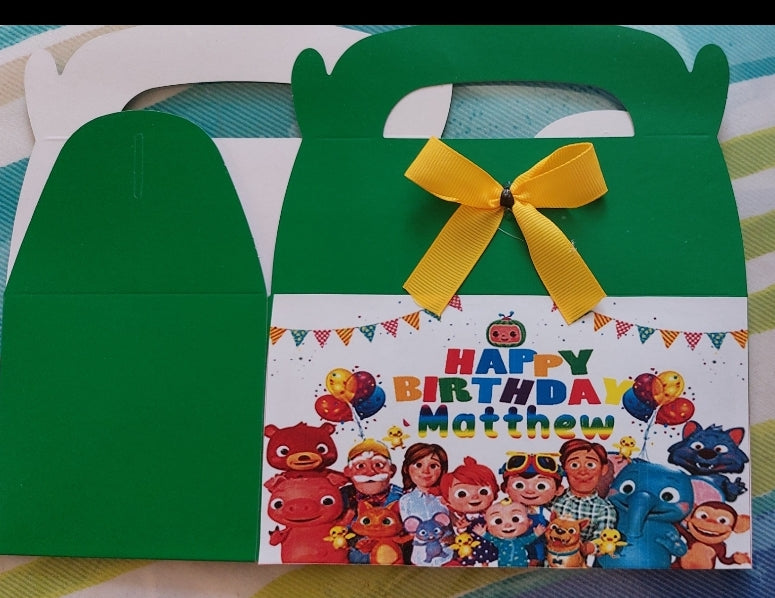 Cocomelon candy favox box CUSTOM