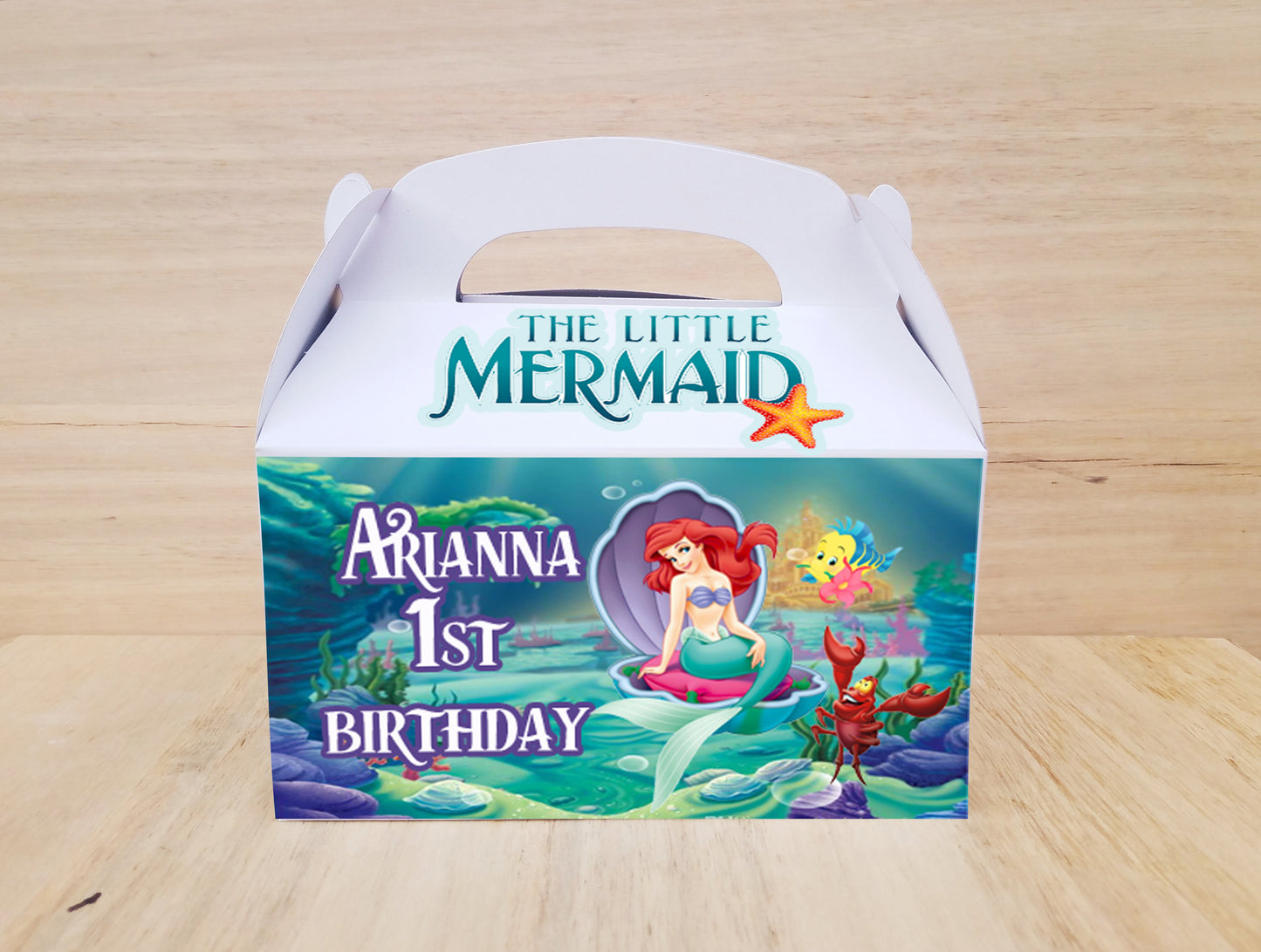 The little mermaid  personaliced candy box